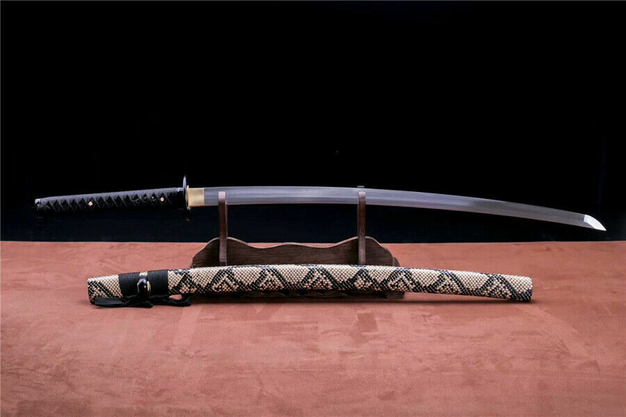 Japanese Sword Samurai Katana Sharp 1095 High Manganese Steel Blade Full Tang