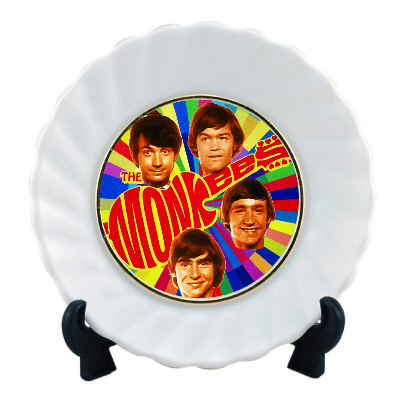 The Monkees Ceramic Plate Limited Edition Numbered with FREE stand