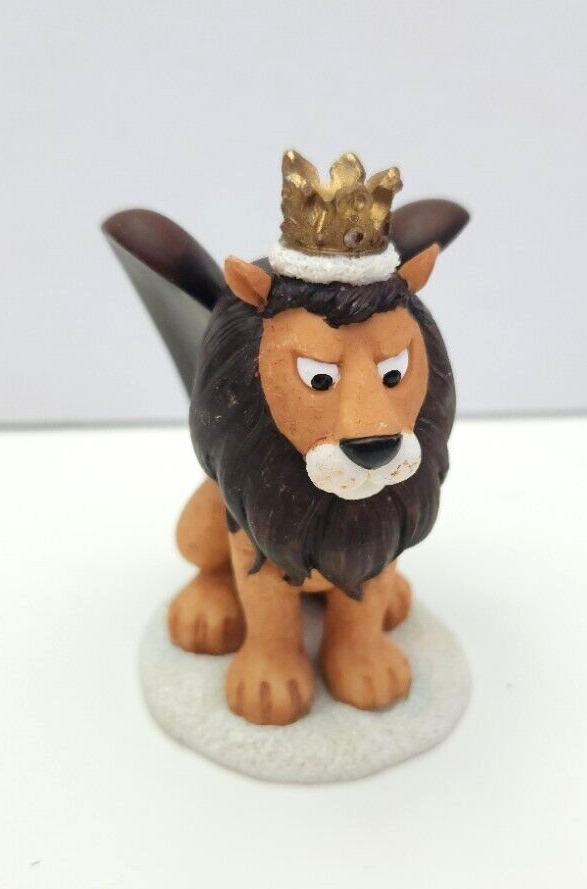 Rudolph Island Misfit Toys 857858 King Moonracer Lion Mini Figurine Enesco 2001