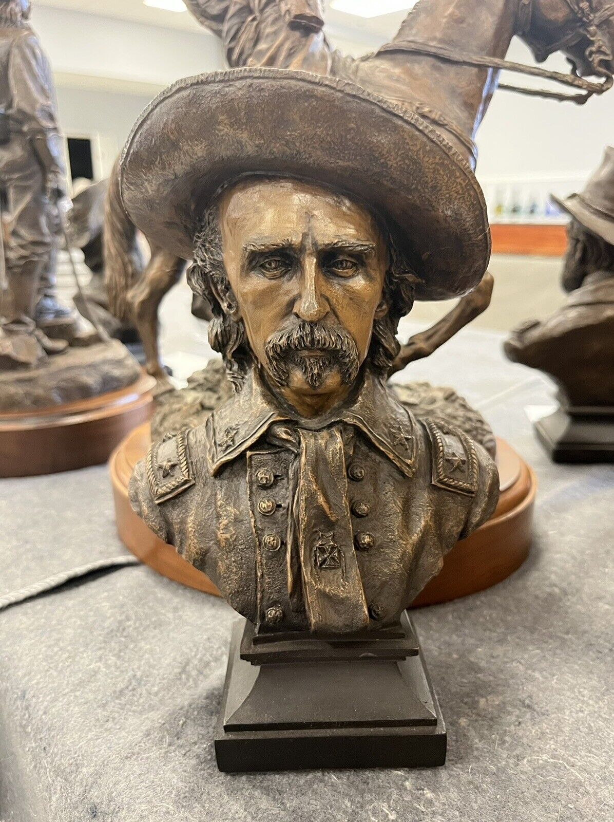 Ron Tunison AP 5/10 George Armstrong Custer Bust Civil War