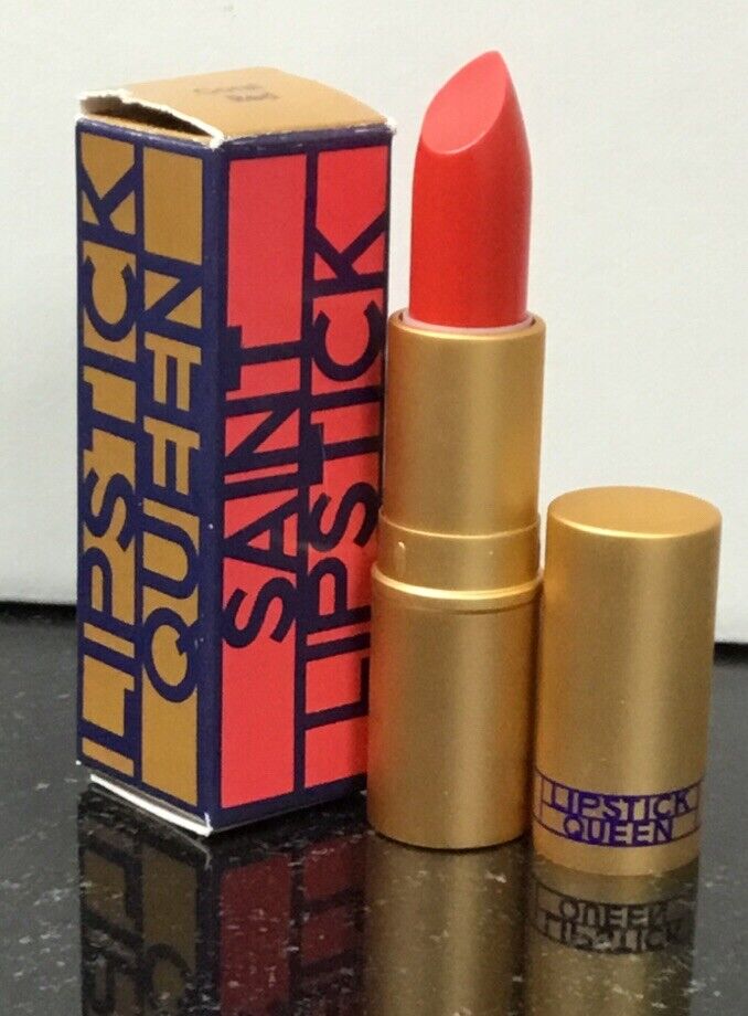 Lipstick Queen Saint Lipstick- Saint Coral Red 0.12oz *New In Box* 