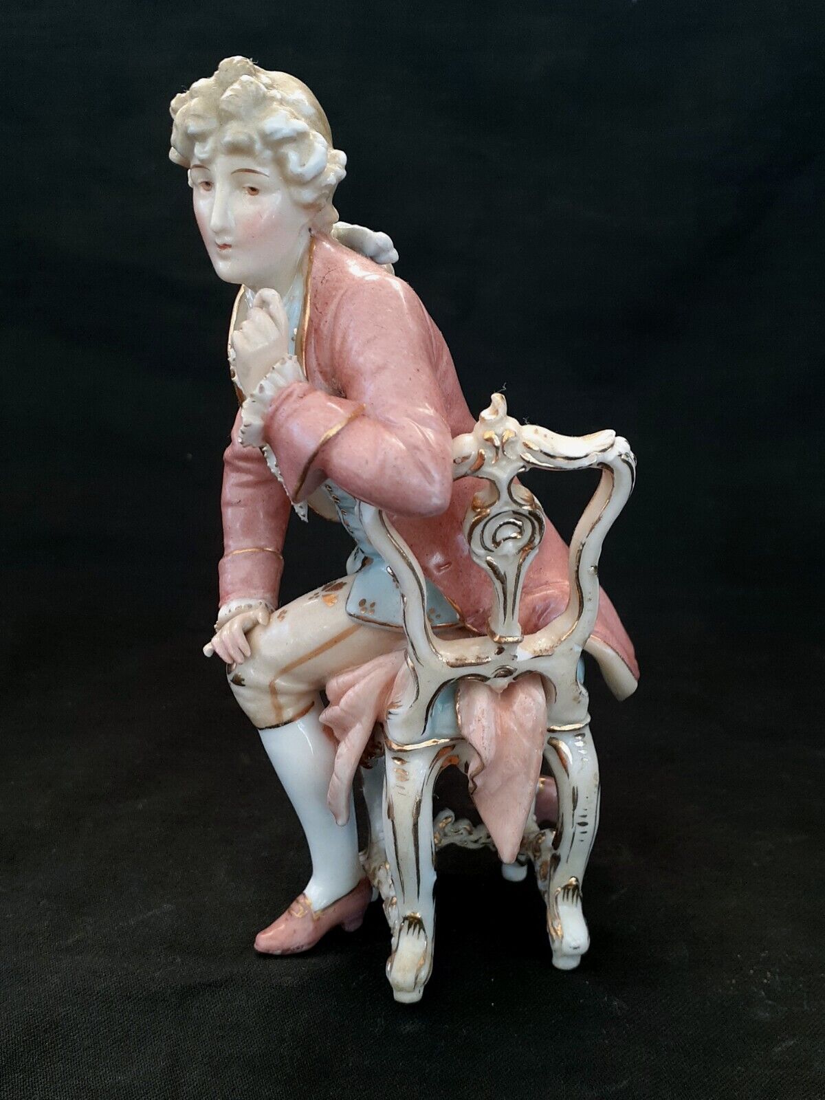 Antique Samson French Porcelain Figurine, 5.5 inches