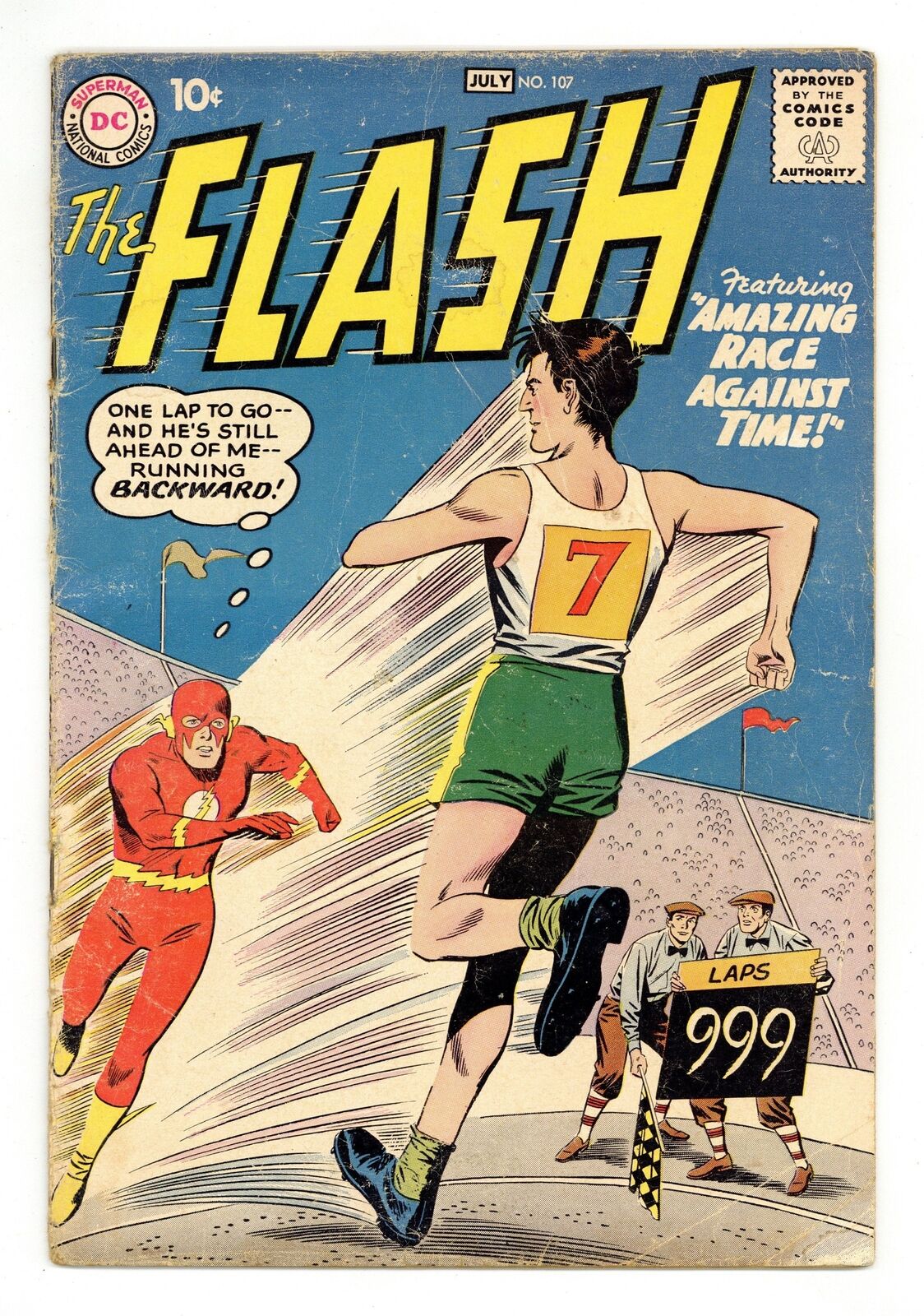 Flash #107 GD/VG 3.0 1959