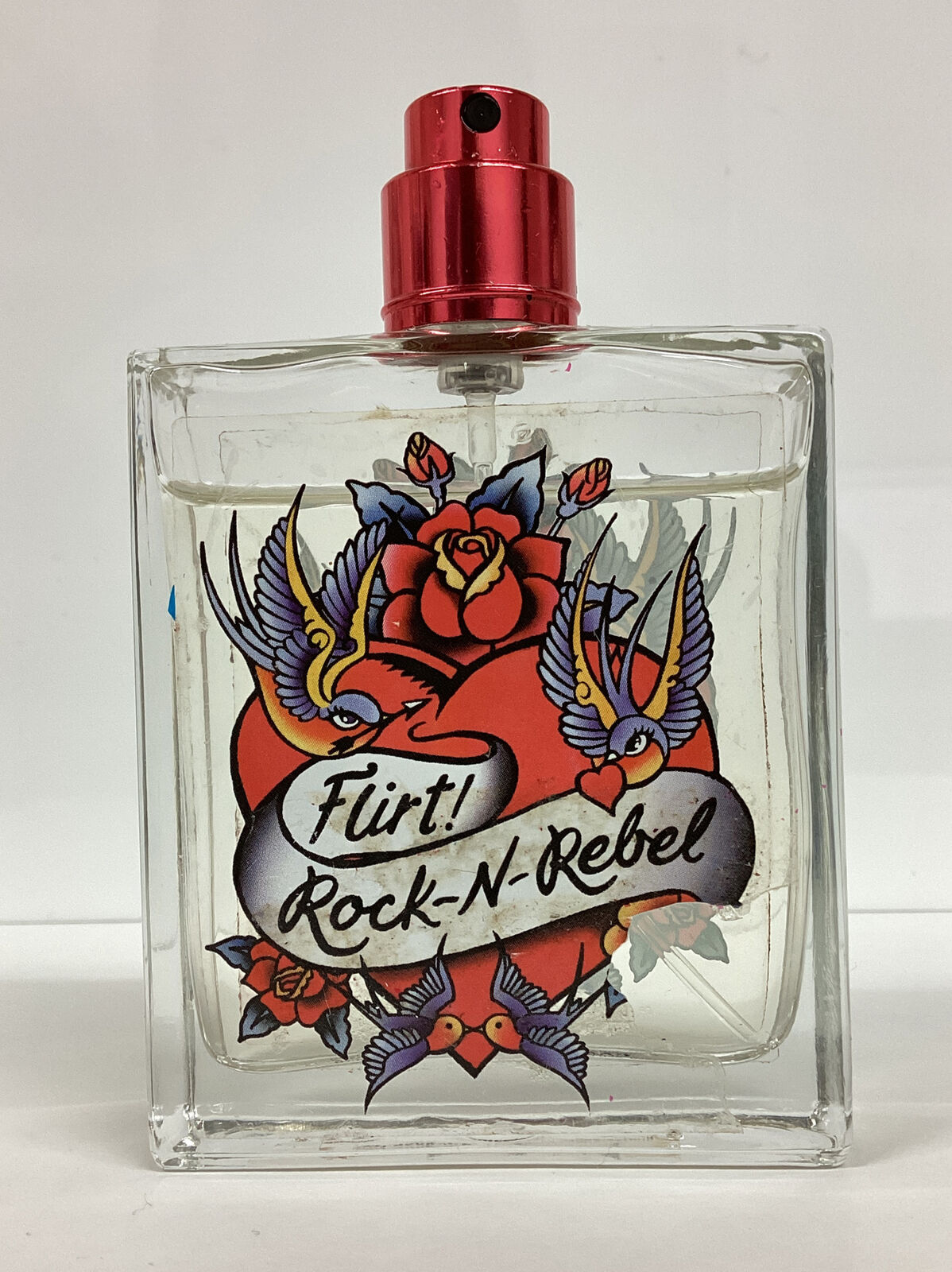 Flirt Rock -N- Rebel Eau De Parfum Spray  1.7 oz 90% FULL As Pictured 