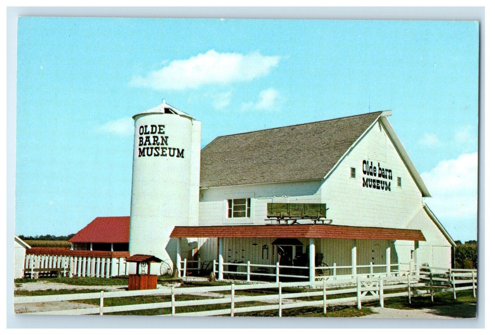 The Olde Barn Museum KOA Campground Prophetstown Illinois IL Vintage Postcard
