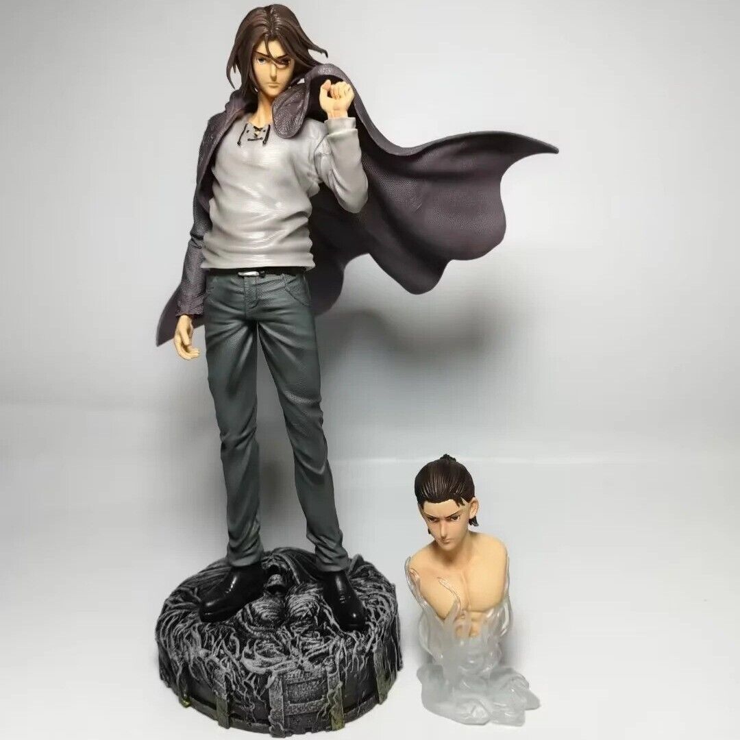 Anime Attack On Titan GK Eren Jaeger 2 Heads PVC Figure Statue New With Box