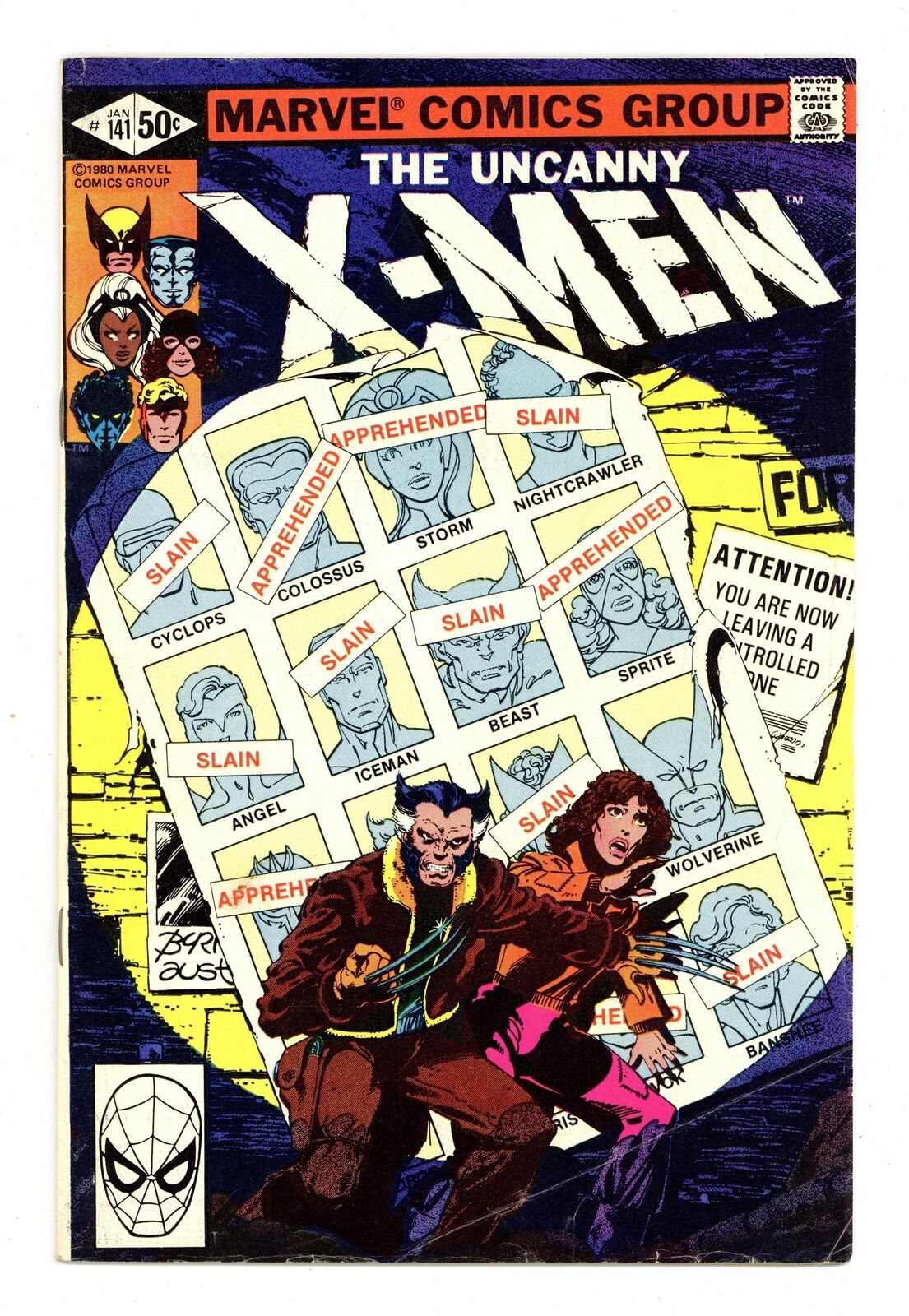 Uncanny X-Men #141D Direct Variant VG 4.0 1981 1st app. Rachel Summers