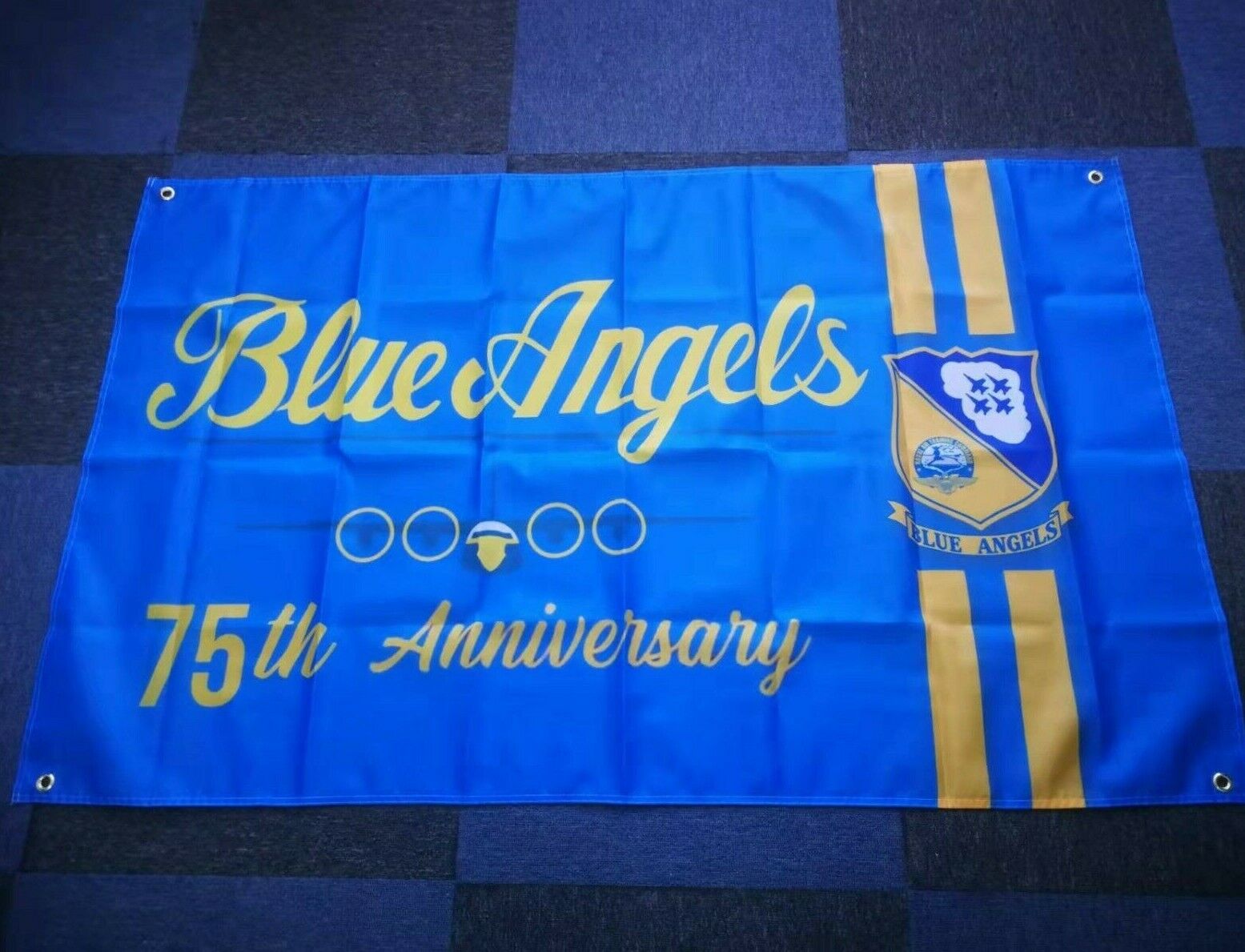 USN Blue Angels 75th Anniversary 3x5 ft Flag Banner