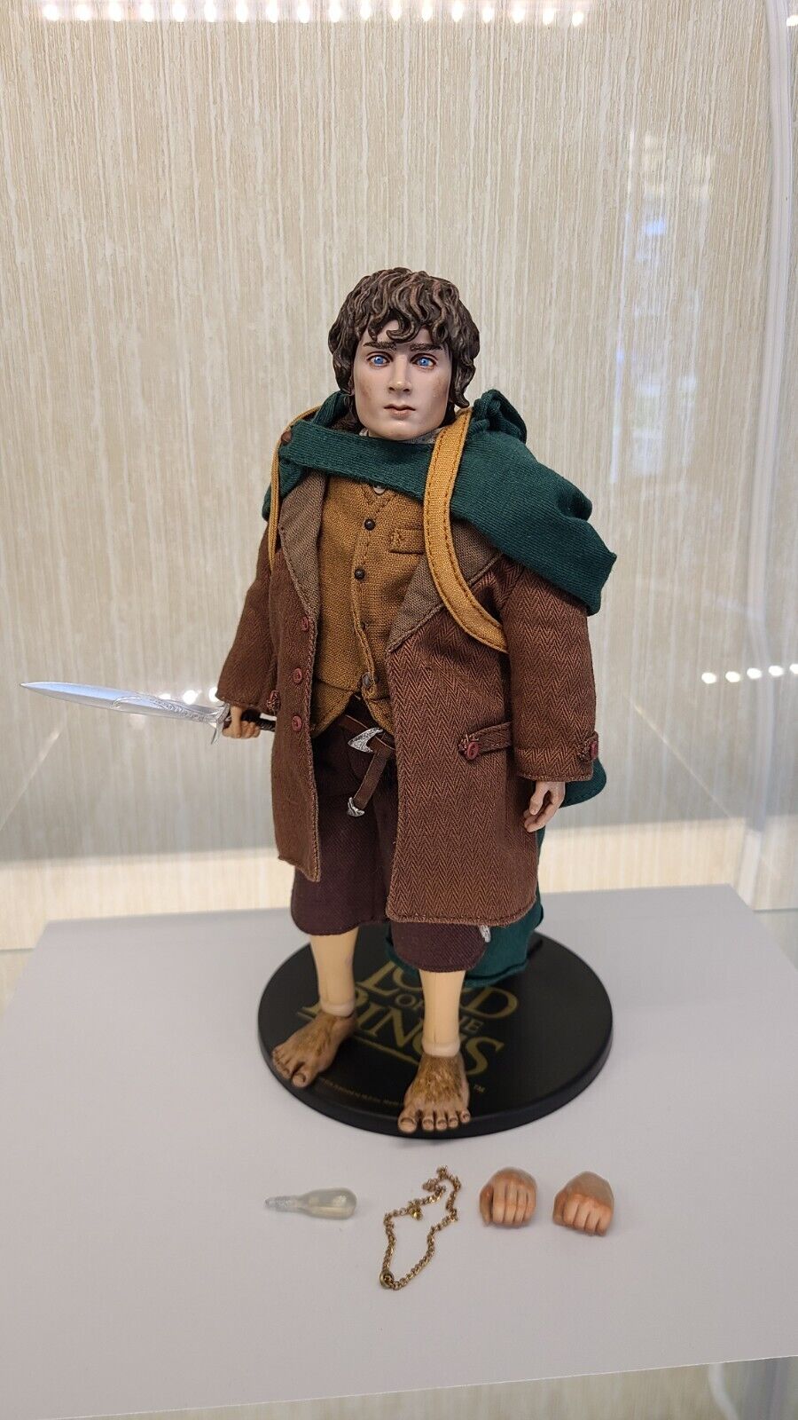 Sideshow 1/6 Lord Of The Rings Frodo Baggins Fig Fellowship Of The Ring Custom