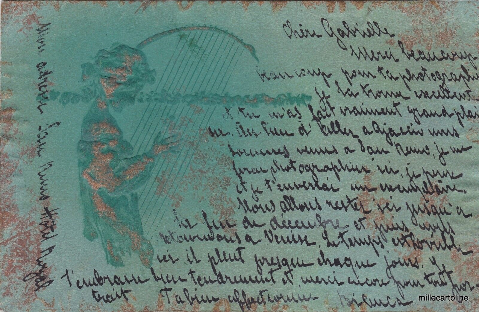 KIRCHNER  unsigned postcard BRONZES D'ART serie G.1 -1  M.M.Vienne
