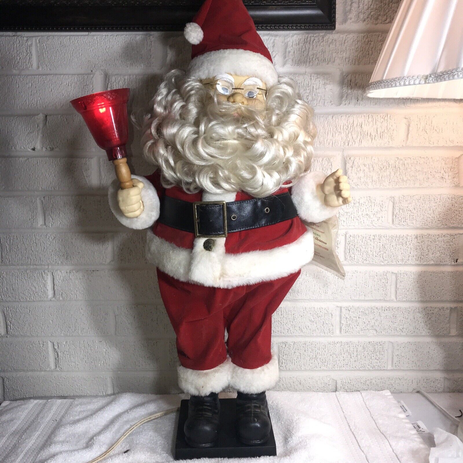 Telco Motionette SANTA CLAUS  WITH BELL/CANDLE Animated 24\