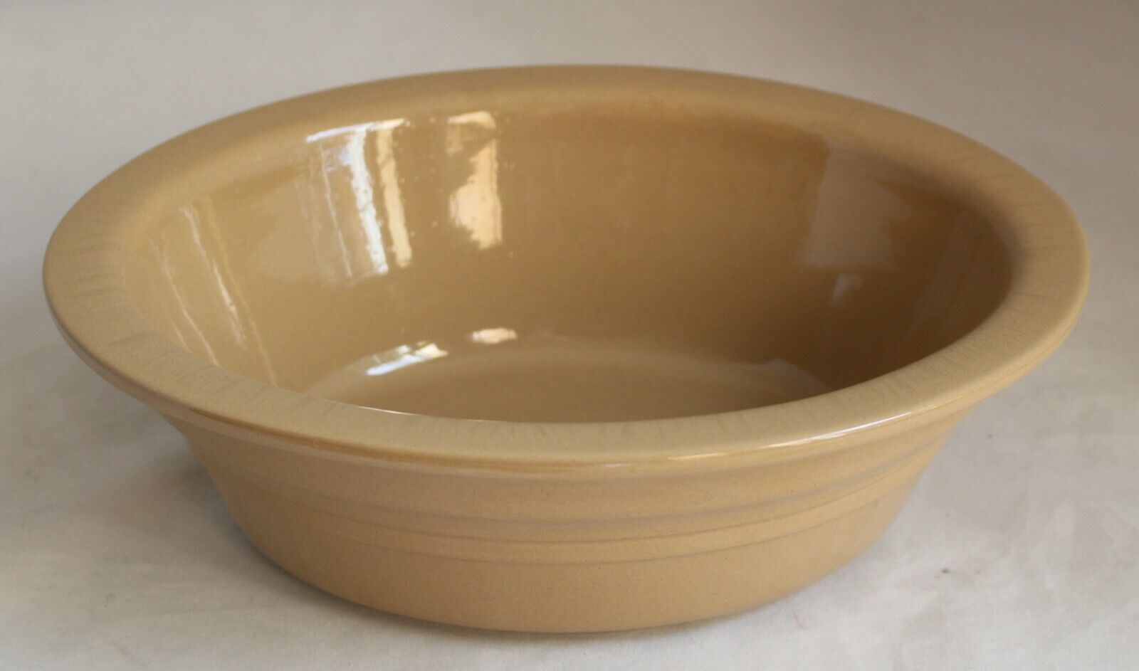 Church Gresley Mason Cash Oval Baking Dish #8 English Ceramic Tan/Beige