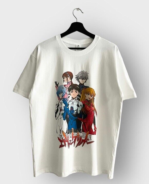 Neon Genesis Evangelion T-shirt White Size L