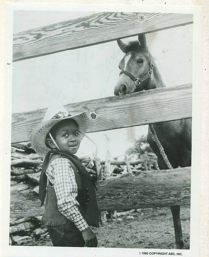 Emmanuel Lewis -\'Webster\'-How The West Was Once\' 1985 ABC TV press photo MBX96