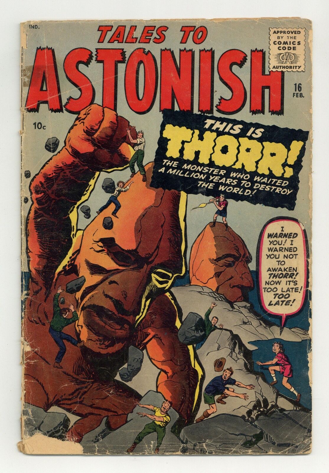 Tales to Astonish #16 GD- 1.8 1961