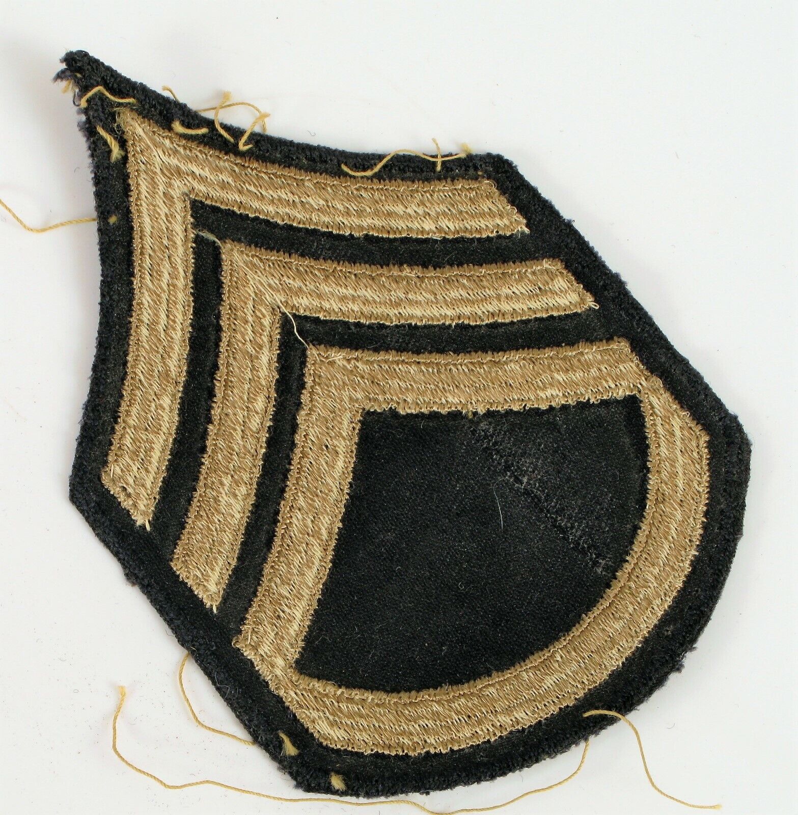 WWII ERA US ARMY AIR CORPS ? TRIPLE CHEVRON PATCH USA PILOT EMBROIDERED 