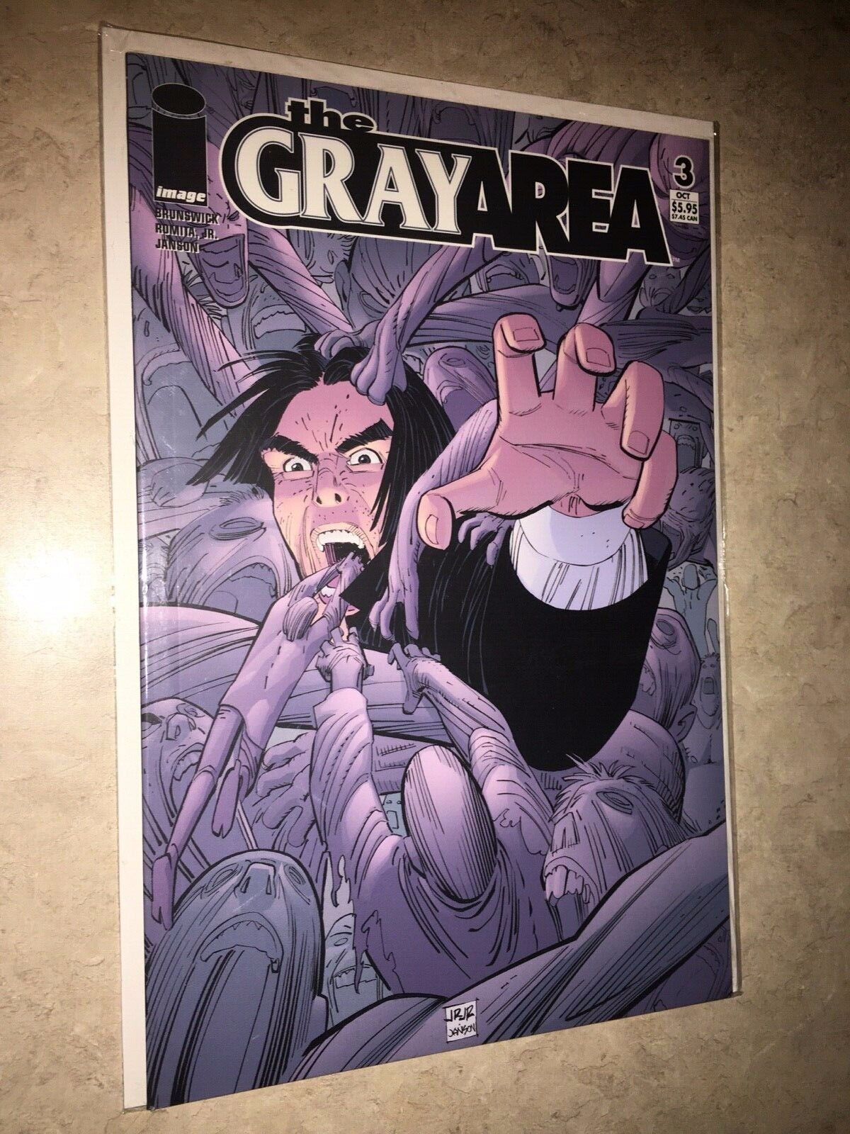 Gray Area 3 by JRJR John Romita Jr the Image Comics Erik Larsen pin up