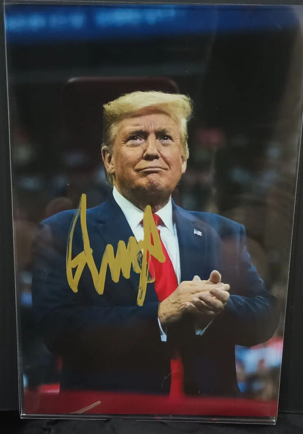 Donald Trump Autograph, signed in person 4x6\