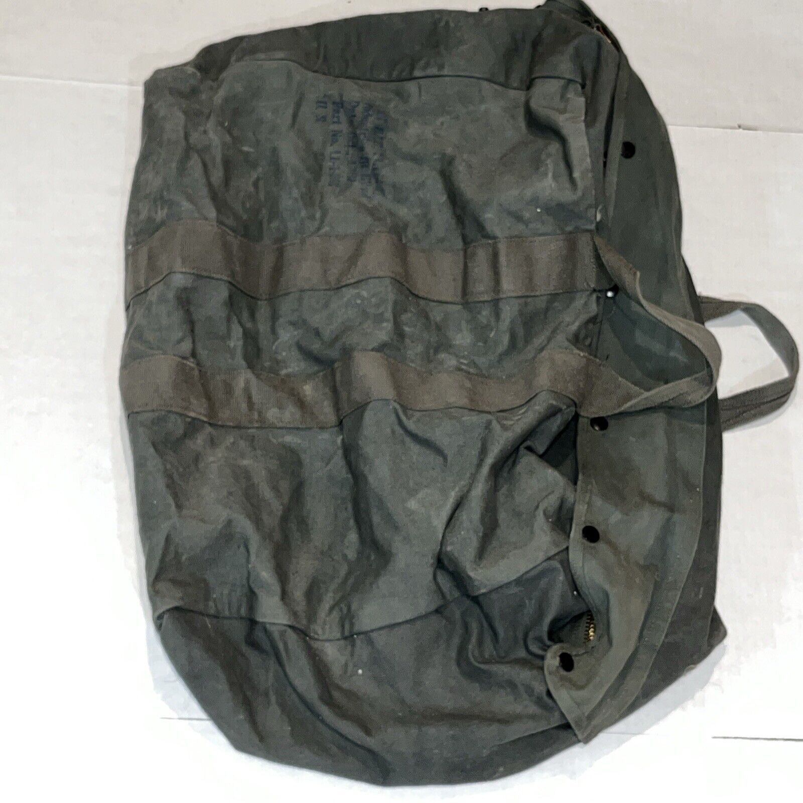 Genuine US Military Vintage Flyers kit/. Cargo/ Parachute bag Canvas