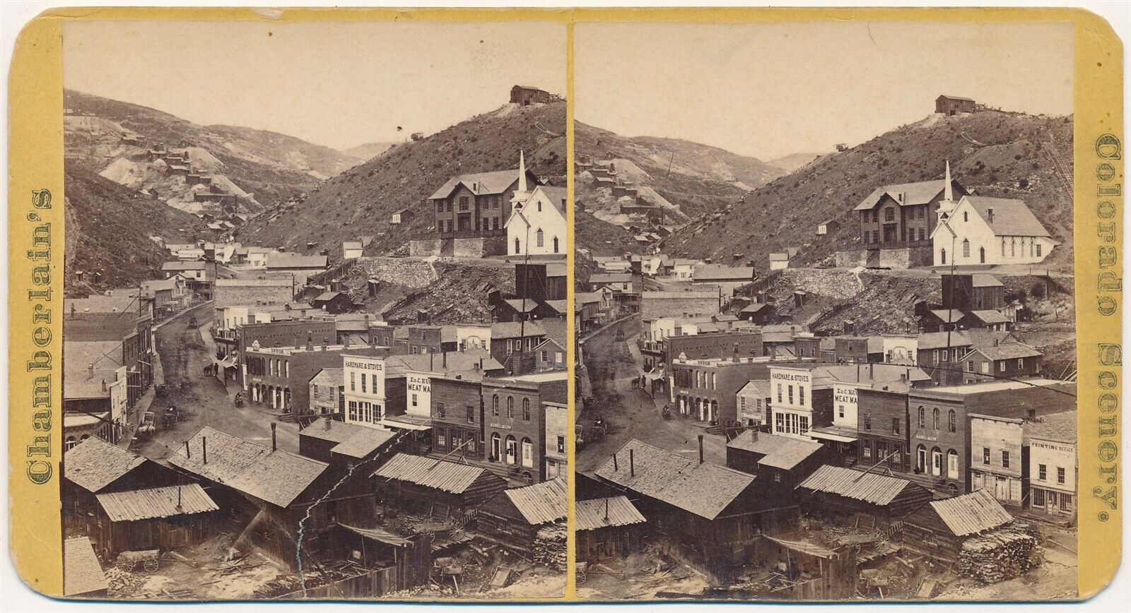 COLORADO SV - Central & Black Hawk - WG Chamberlain 1870s