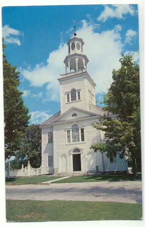 Old Bennington VT Old First Church c1959 Postcard  - Vermont