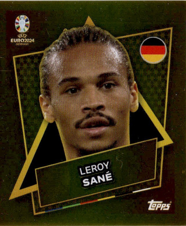 Topps UEFA EURO EM 2024 Sticker Star Player SP (with & without signature) choose