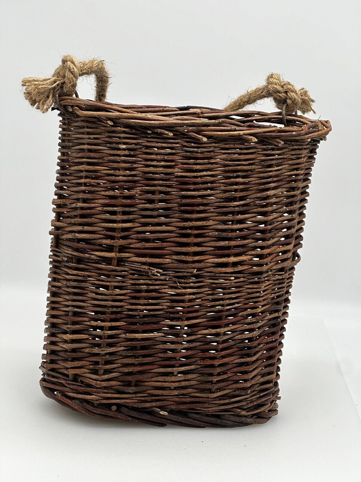 Wall Basket  Grape Vine Hanging Basket 21” Long With Rope Hanger