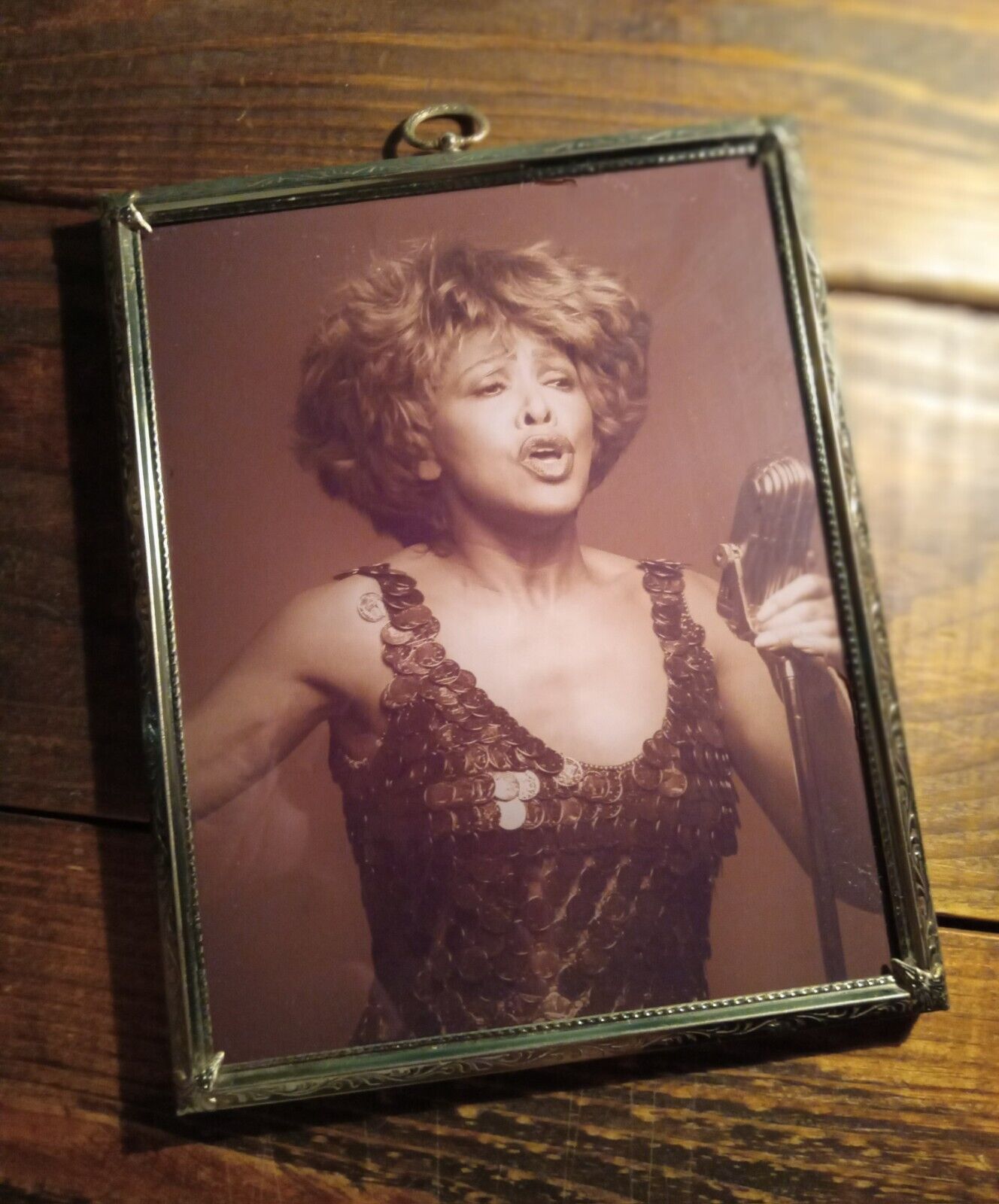 TINA TURNER -- 8 X 10 photo in vintage frame -- You're Simply The BEST 