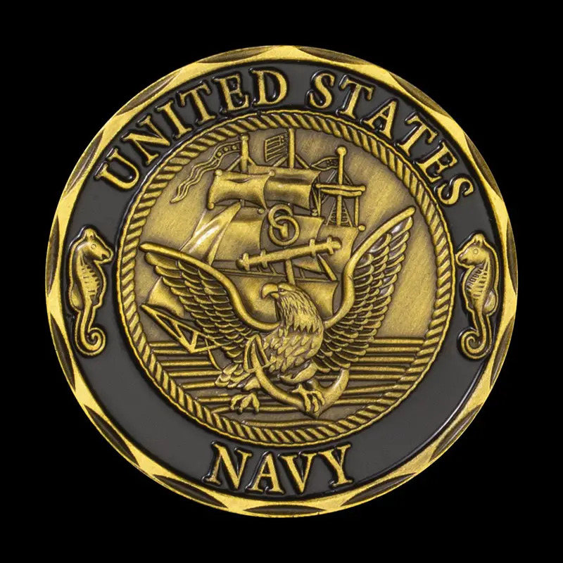 Navy Shellback Challenge Coin (Bronze) - Excellent Gift/Shipped Free US to US
