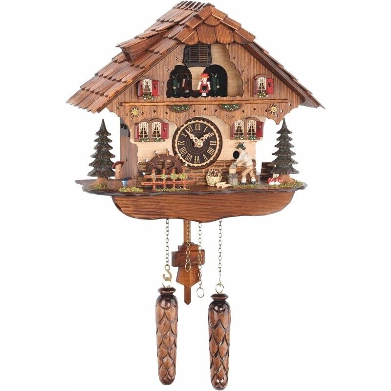 Trenkle Quartz Cuckoo Clock House with Moving and with Music TU.484.QMT.HZZG