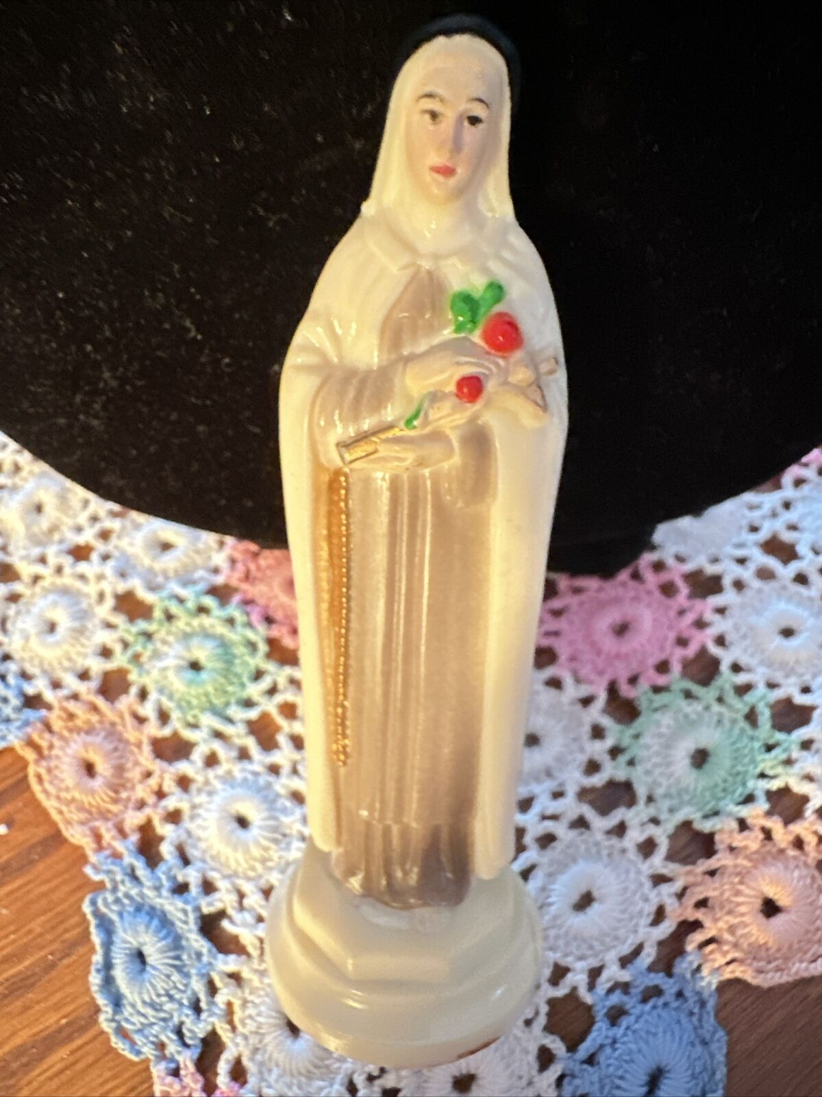 4” Saint Teresa of Avila Holy Figurine/statue Vintage