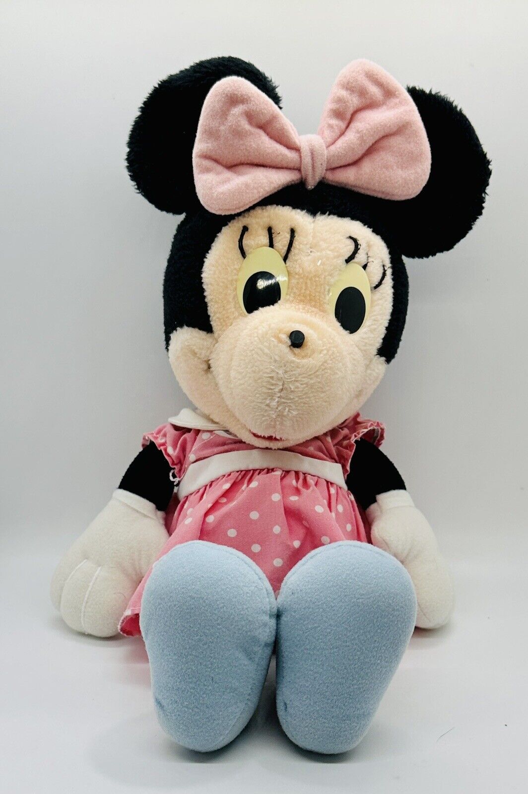 Vintage 1980s Playskool Pink Poka-Dot Minnie Mouse #70135
