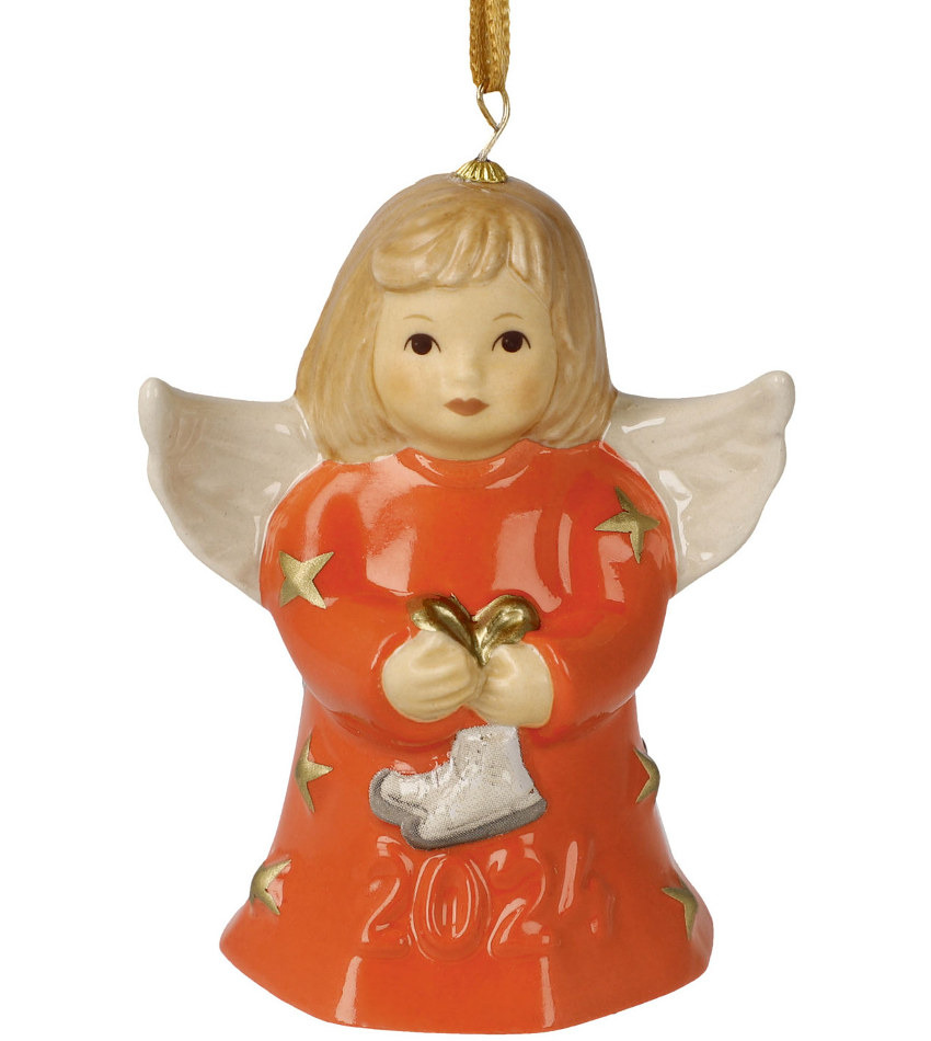 GOEBEL,  2024 ANNUAL ANGEL BELL, 49TH EDITION, COLOR- APRICOT CRUSH, NEW, MIB