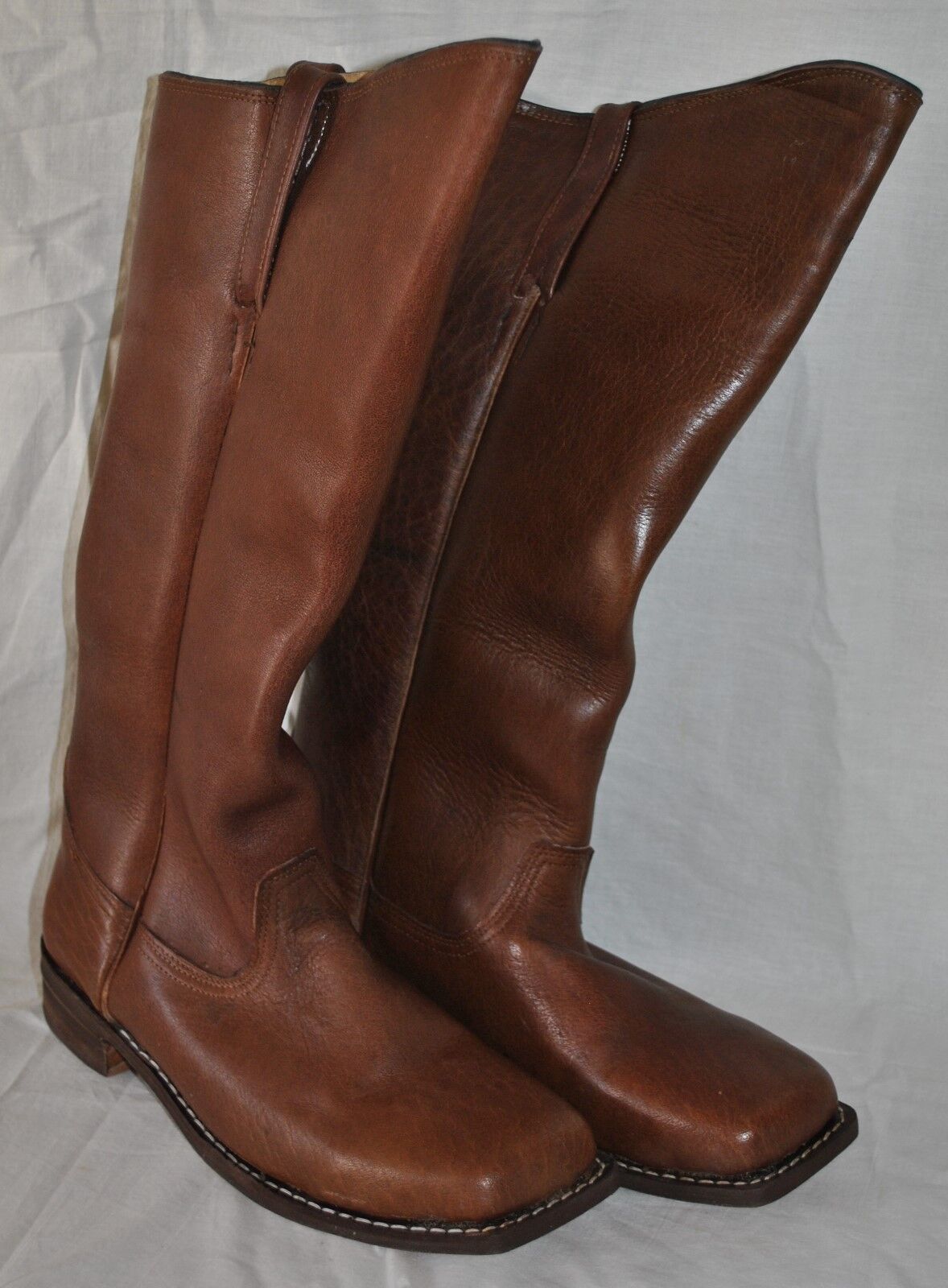 Cavalry Boots - Sizes 8-13 - Brown Leather - Special Order - 6-8 Week Delivery