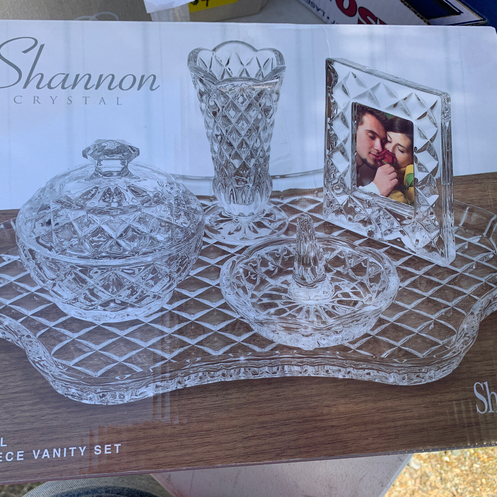 Shannon Crystal Vanity Set