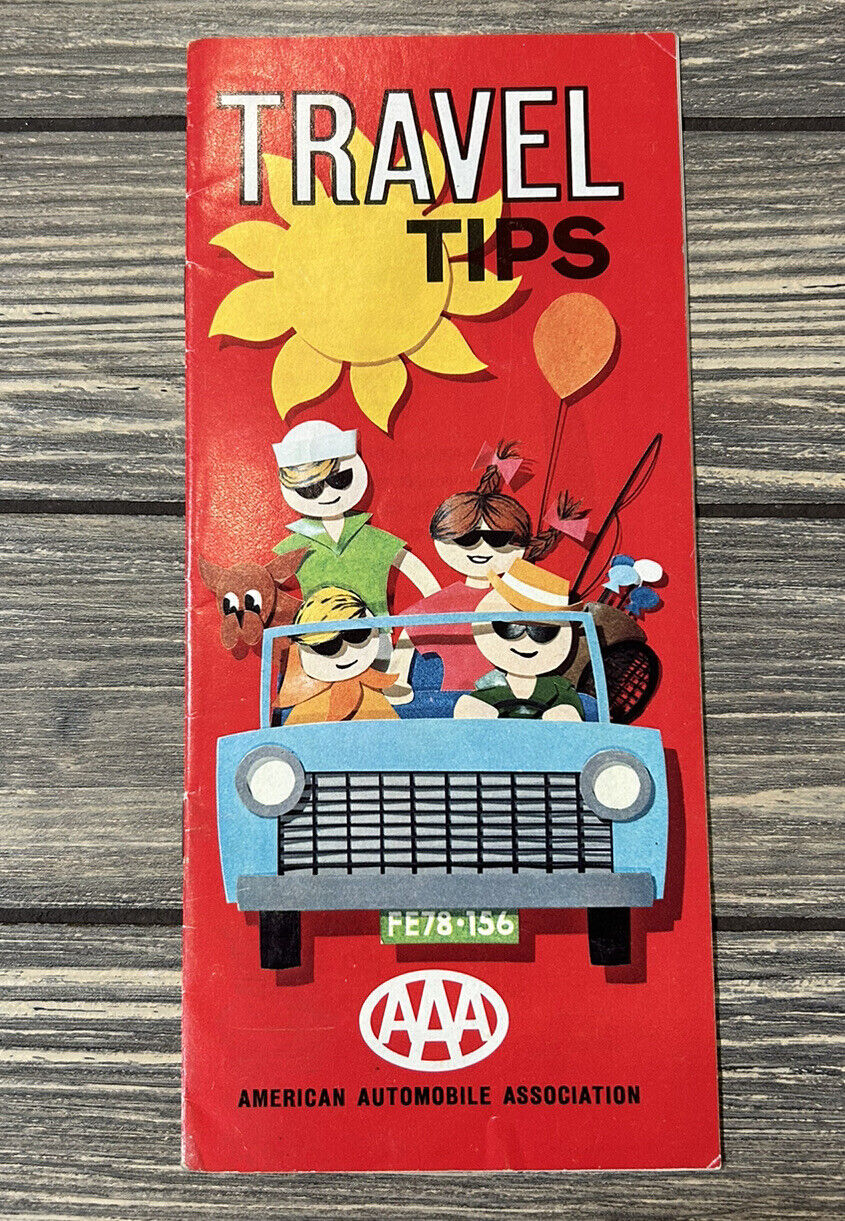 Vintage AAA Travel Tips Brochure Pamphlet