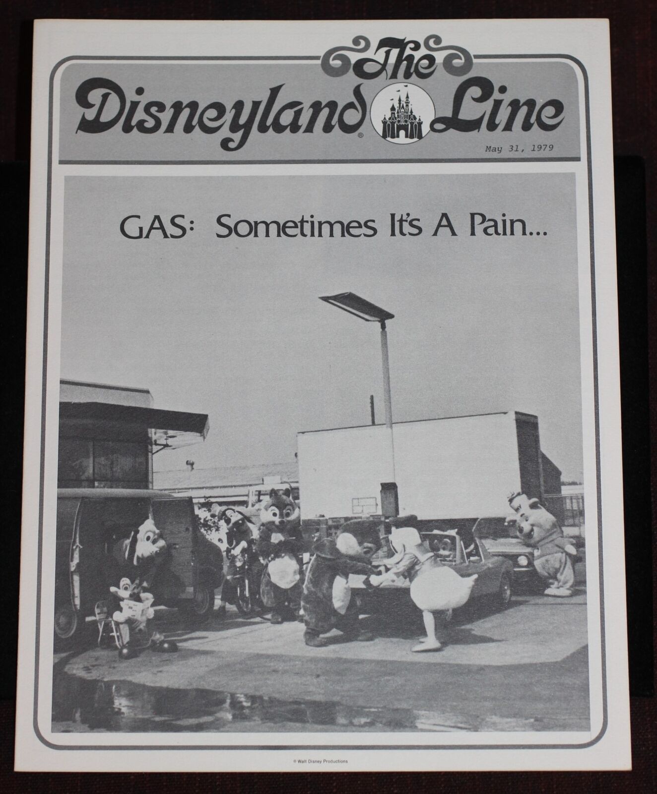 Disneyland Line 1979 Gas Crisis Backstage New ATT Telephone System Walt Disney