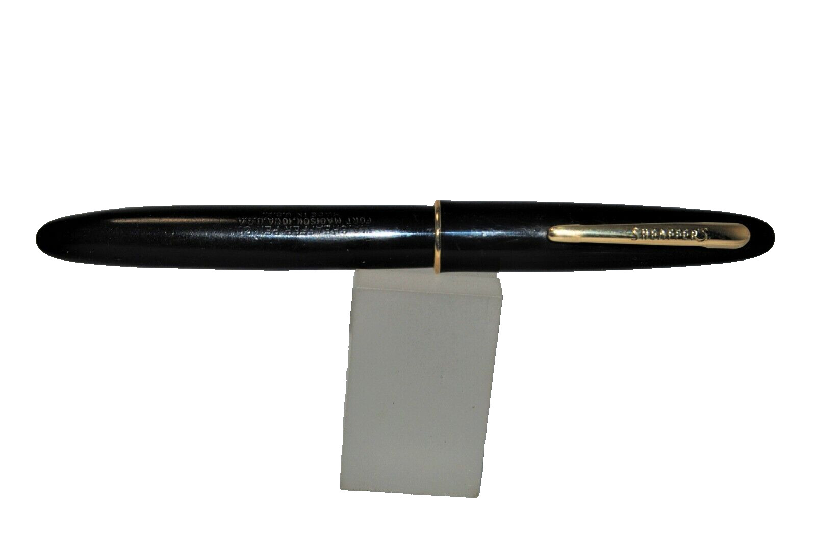 RESTORED 1945 Black Admiral Sheaffer’s ink fountain pen