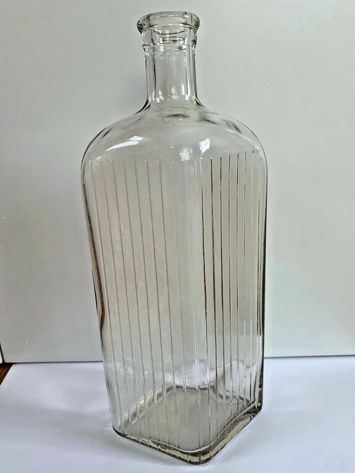vtg Australia Glass Manufacturer rhombus BOTTLE antique quack apothecary drug