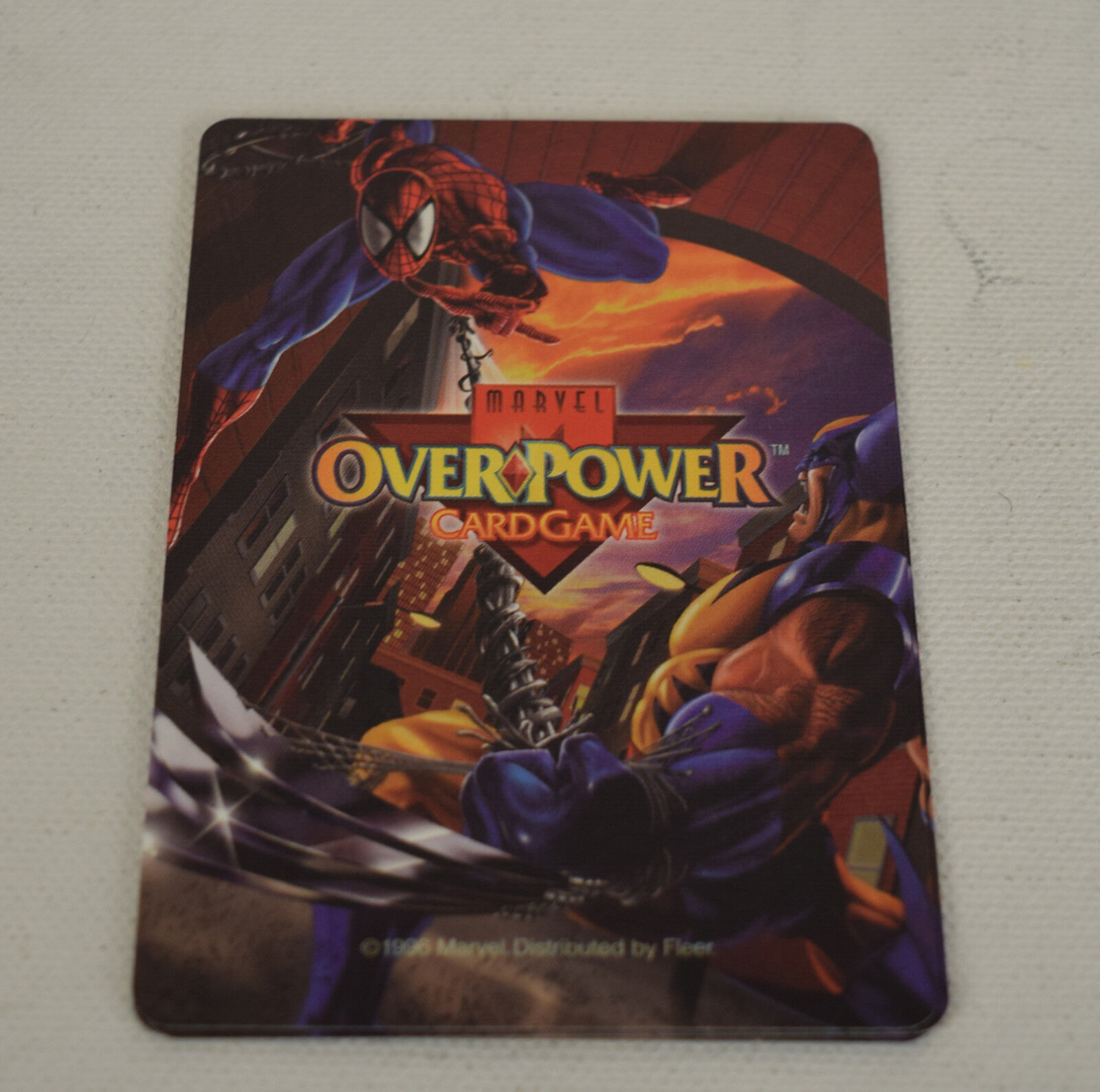 Marvel Ultra Onslaught Fleer 1996 Trading Card Overpower Hero Set 1 2 3 4