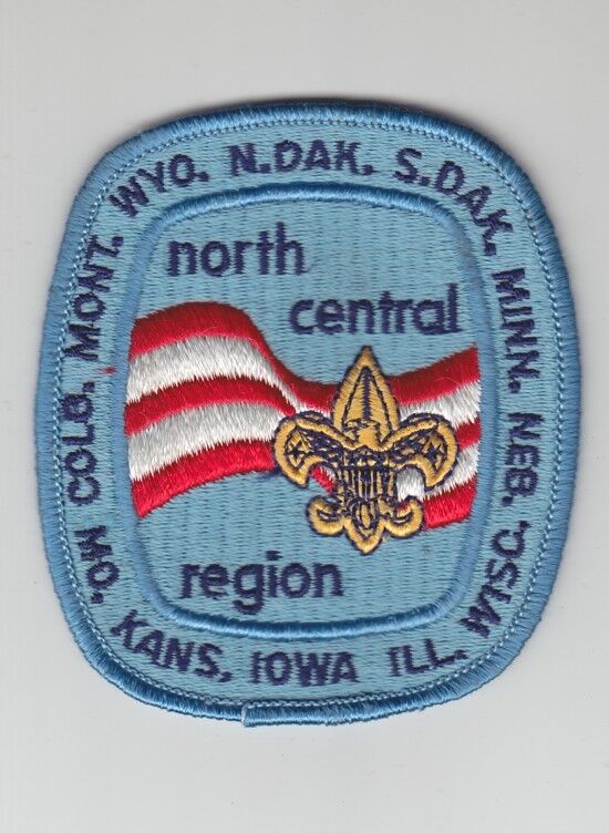 BSA  Boy Scout Patch: North Central Region - plain back