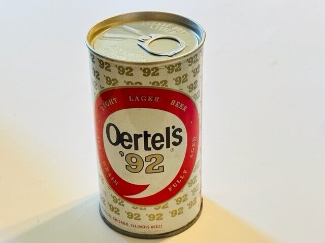 Beer Can - Oertel's 92 ( Bottom Opened, Steel Can )
