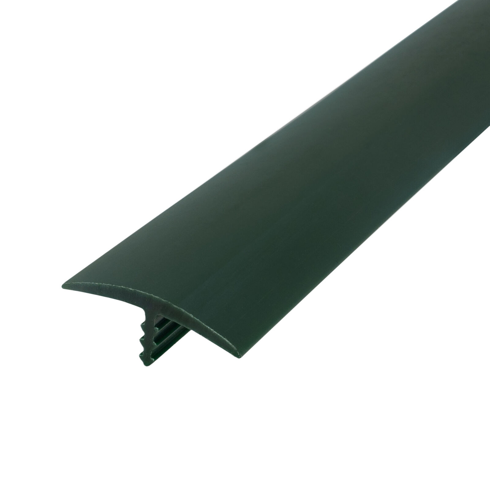 Outwater Plastic T-molding 1-1/8 Inch Seaweed Green Flexible Polyethylene Center