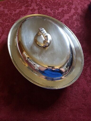 Vintage Sheffield Silverplate Apollo Covered Dish