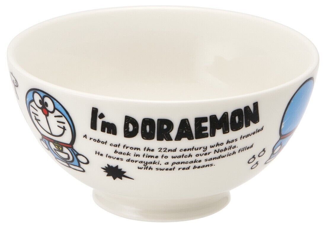 Skater Japan I'm Doraemon Ceramic Pottery Bowl Teacup 250 ml Gift Box NEW