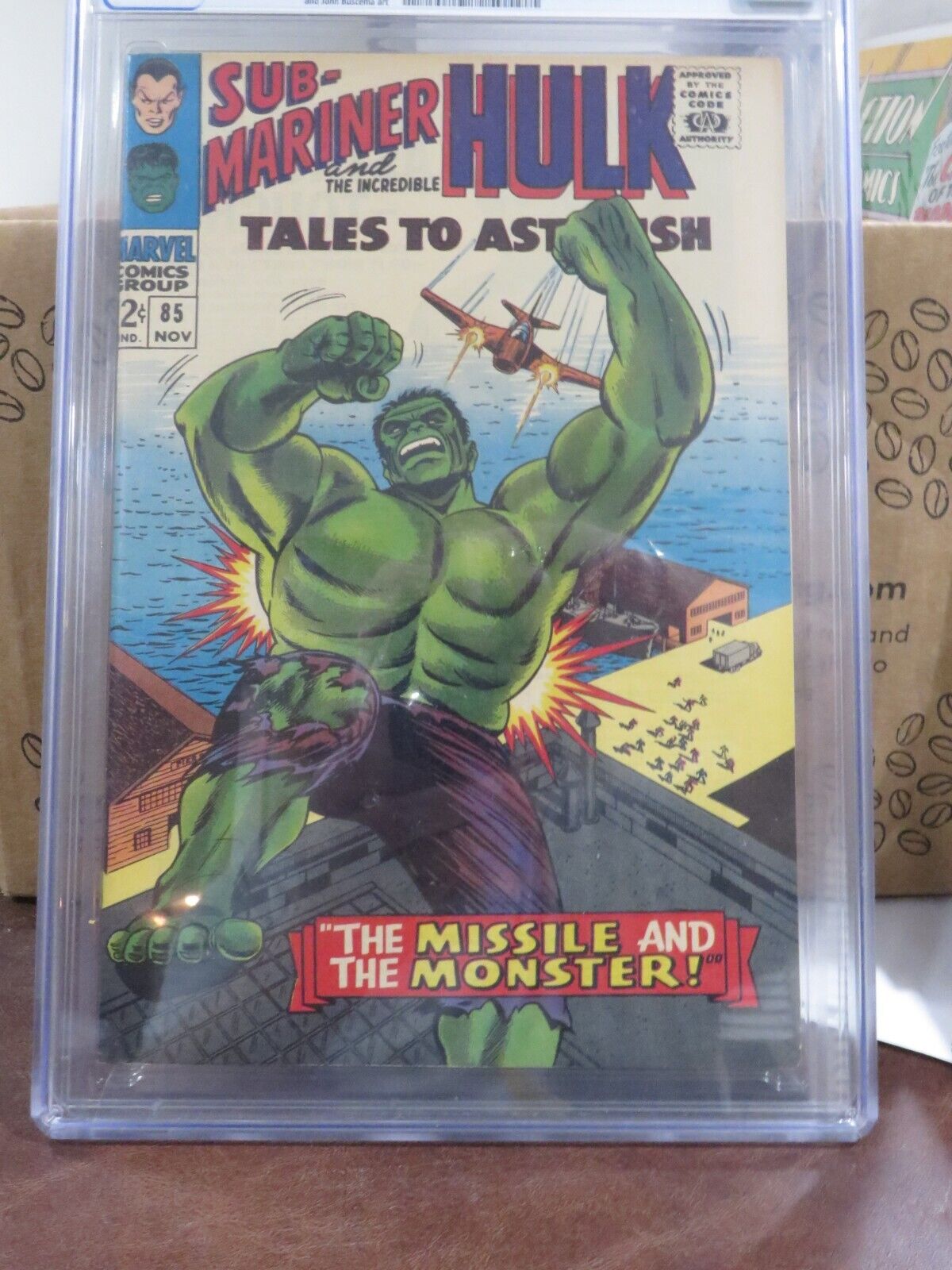 Tales to Astonish #85 CGC 8.5 - Sub-Mariner and Hulk