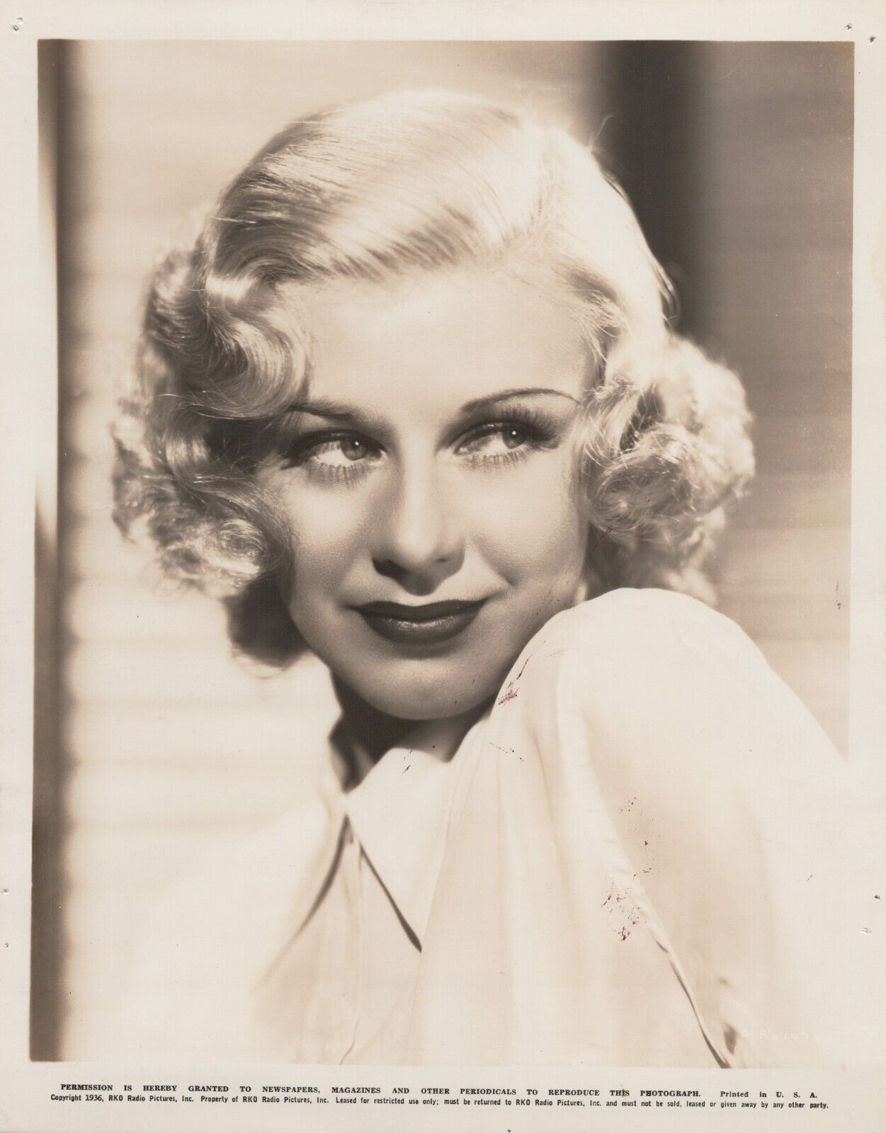 Ginger Rogers (1936)⭐ Beauty Hollywood Actress - Iconic RKO Radio Photo K 183
