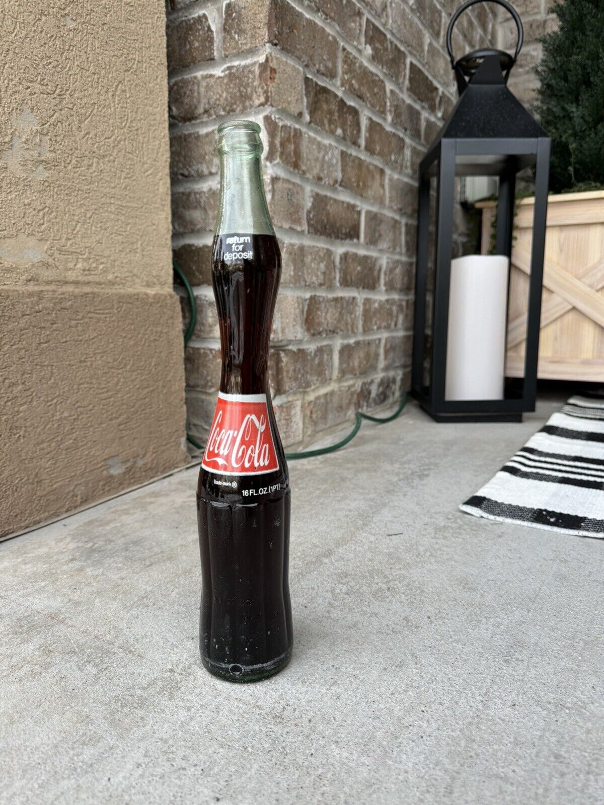 Vintage Original Stretched Soda Bottles 16 Oz 1970’s Antique Classic Coca-Cola