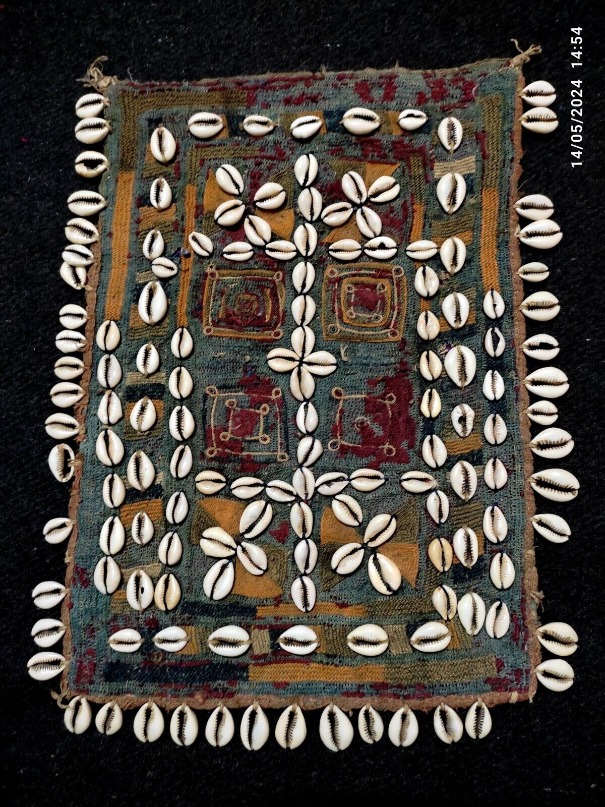 Antique Vintage Indian Banjara textile kutchi ethnic rabari tribal boho patch 21