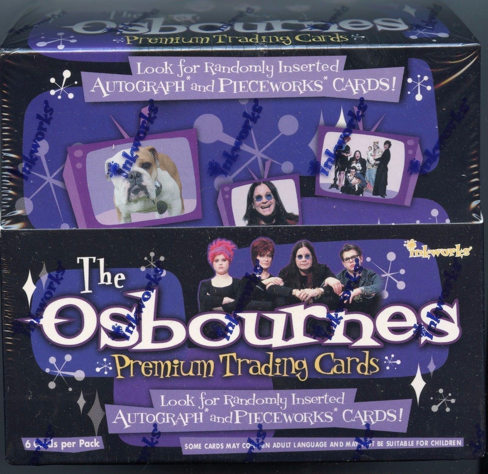 Osbournes Trading Card Box 36 Packs Ozzy Inkworks 2002 Factory Sealed